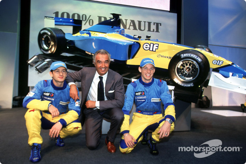 Презентация Renault F1 в Париже, 2002 год