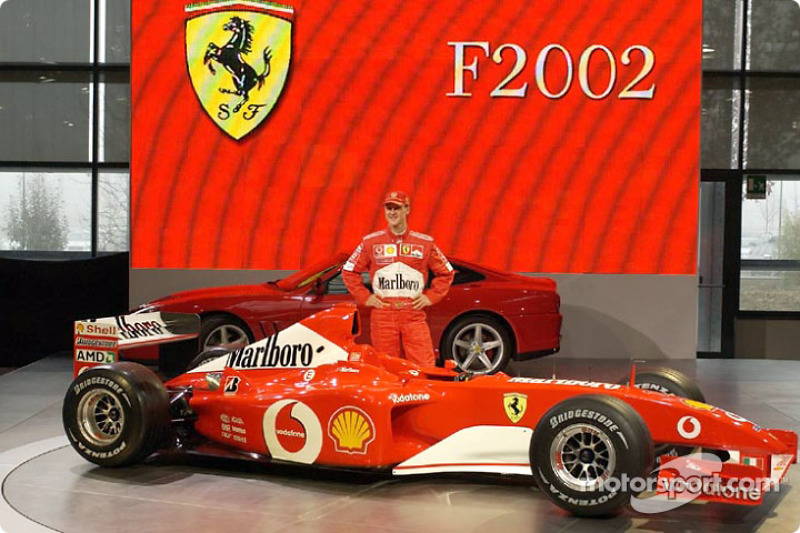 Presentación del Ferrari F2002 de 2002