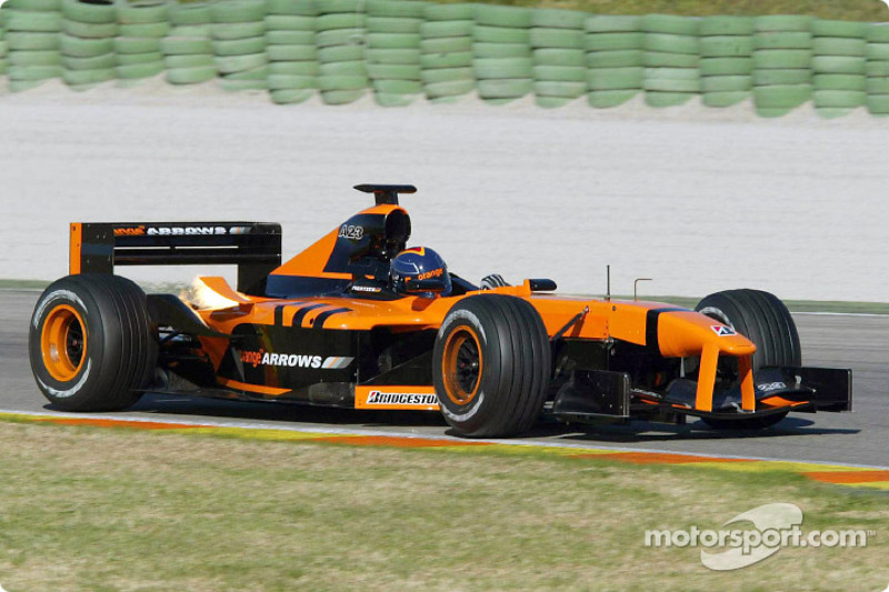 New Arrows pilotu Heinz-Harald Frentzen