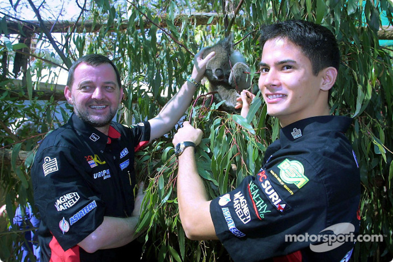 Visit at the Melbourne Zoo: Paul Stoddart and Alex Yoong