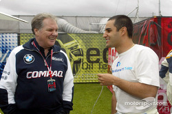 Patrick Head y Juan Pablo Montoya