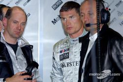 Adrian Newey, David Coulthard et Ron Dennis