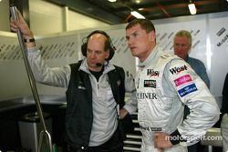 Adrian Newey and David Coulthard