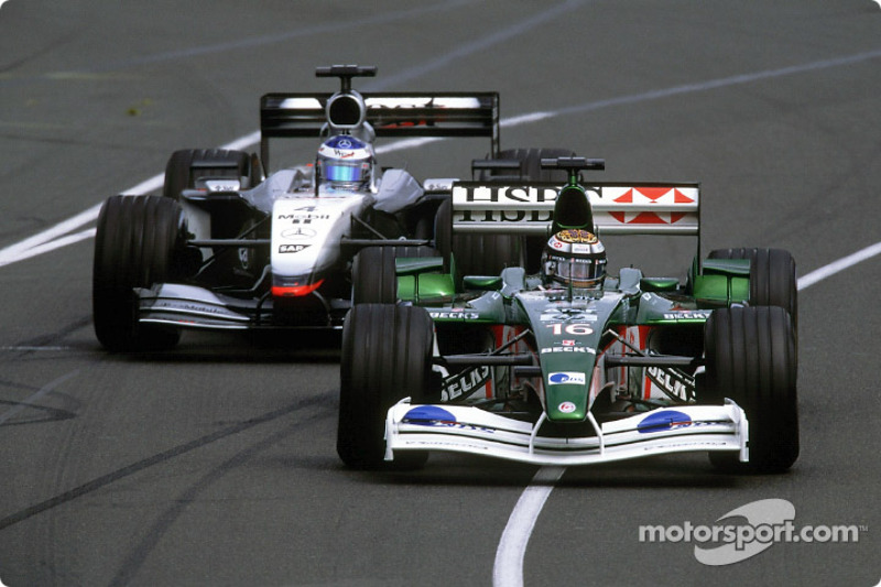 Eddie Irvine y Kimi Raikkonen