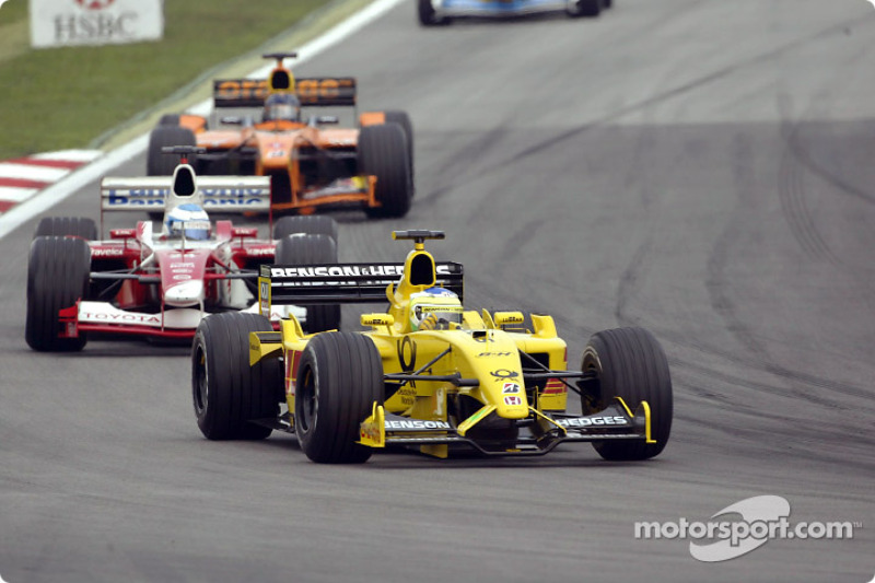 Giancarlo Fisichella et Mika Salo