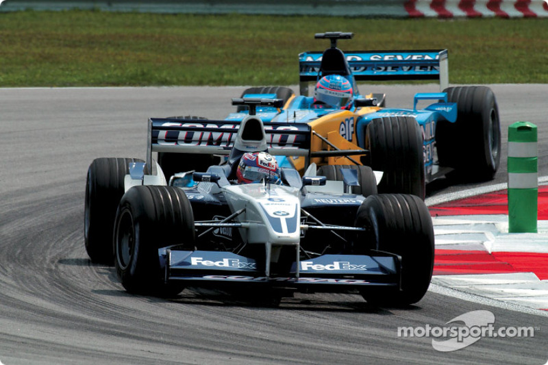 Juan Pablo Montoya and Jenson Button