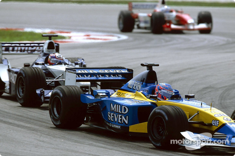 Jenson Button and Juan Pablo Montoya