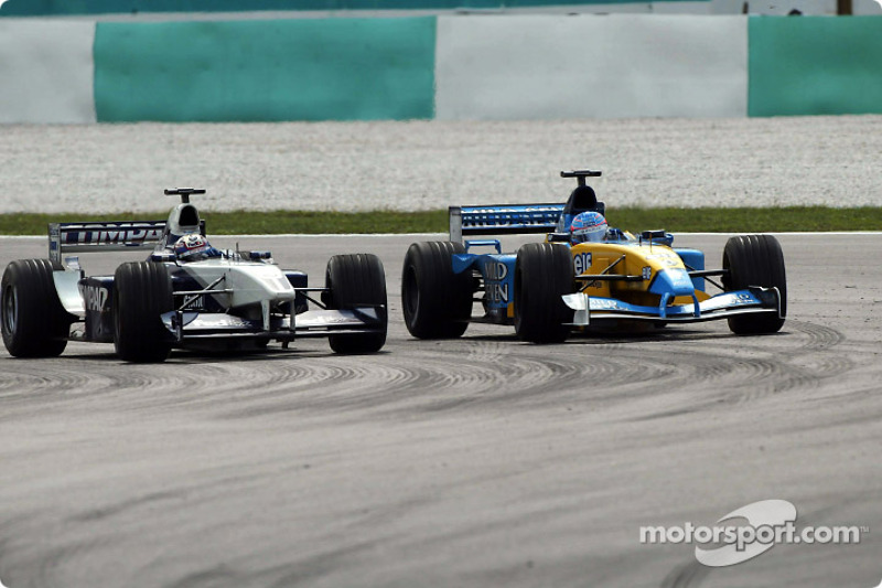 Juan Pablo Montoya et Jenson Button