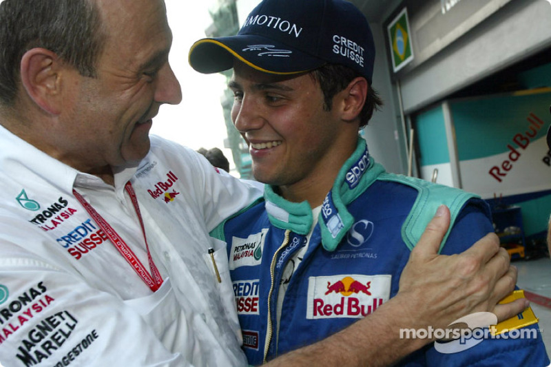 Peter Sauber y Felipe Massa