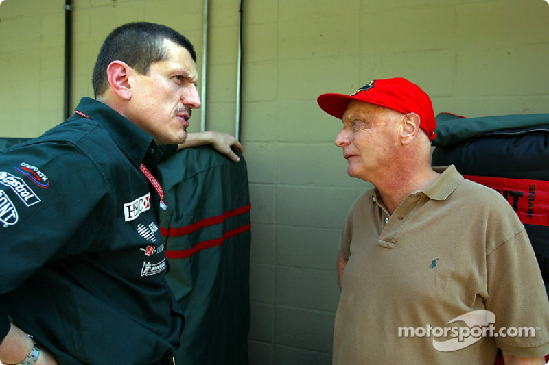 Guenther Steiner y Niki Lauda