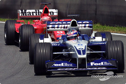 Juan Pablo Montoya and Michael Schumacher