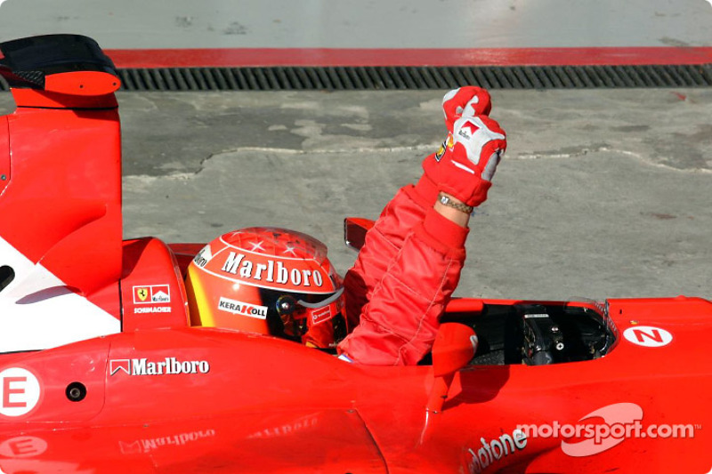 Ganador del GP de Brasil 2002: Michael Schumacher, Ferrari