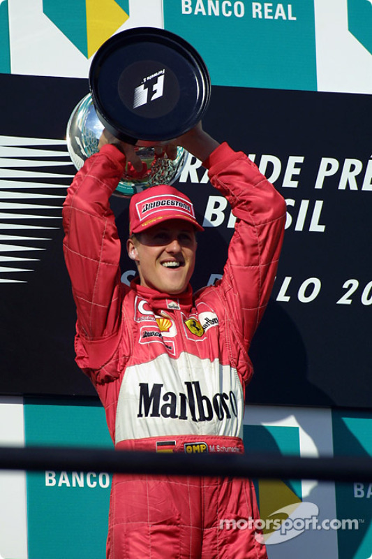 Race winner Michael Schumacher