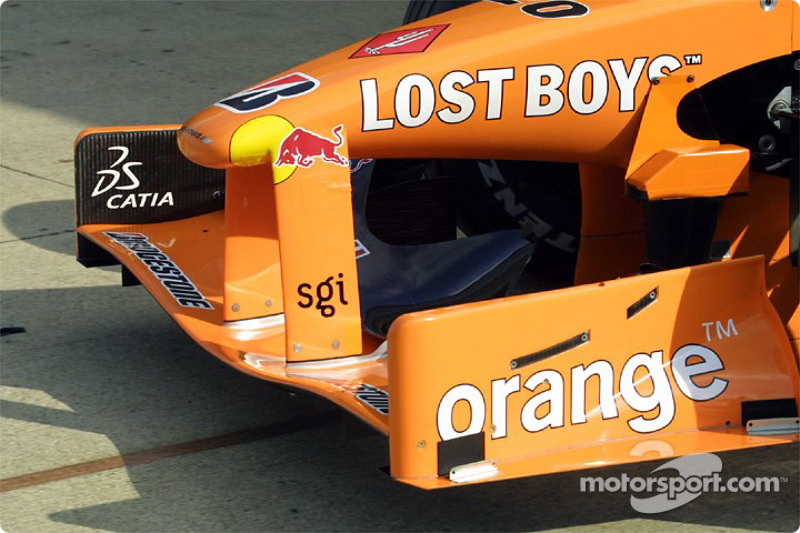 Front end of the Arrows