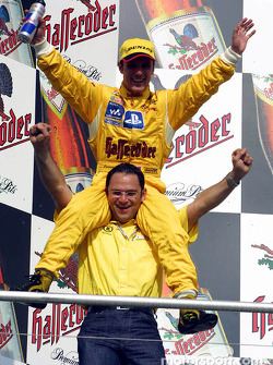 1. Laurent Aiello, Abt Sportsline, Abt-Audi TT-R, mit Hans-Jürgen Abt
