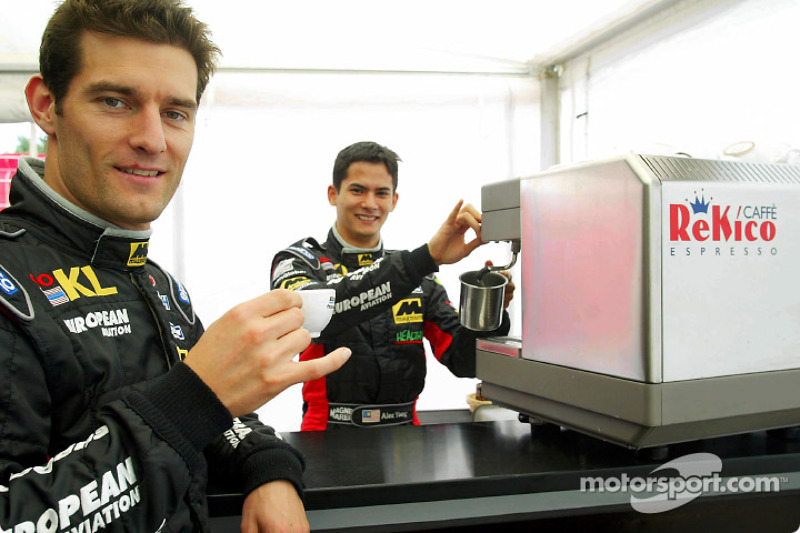 Café matinal pour Alex Yoong et Mark Webber