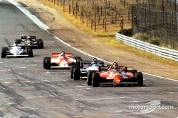 During 70 laps, they all tried to push Gilles Villeneuve at fault and pass him; they never could and Gilles went on to win his 6th and last Grand Prix