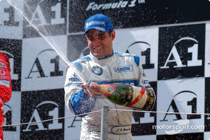 Champagne for Juan Pablo Montoya