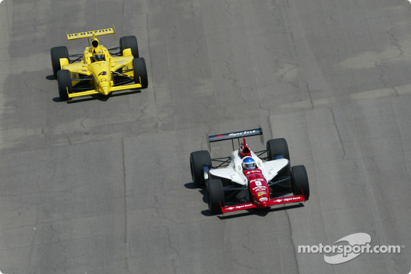 Rick Treadway et Sam Hornish Jr.