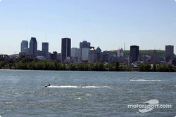 Centro de Montreal, visto desde el lado de la curva 9