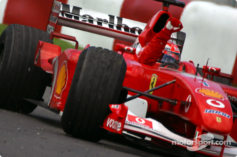 Race winner Michael Schumacher