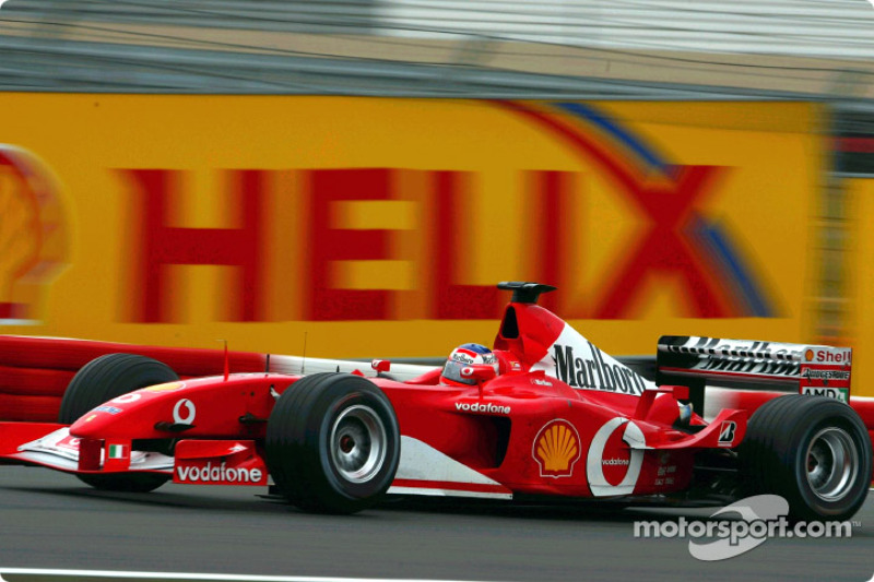 No mesmo circuito, em 2002, Barrichello iniciou forte: ele foi de quarto para primeiro na volta de abertura