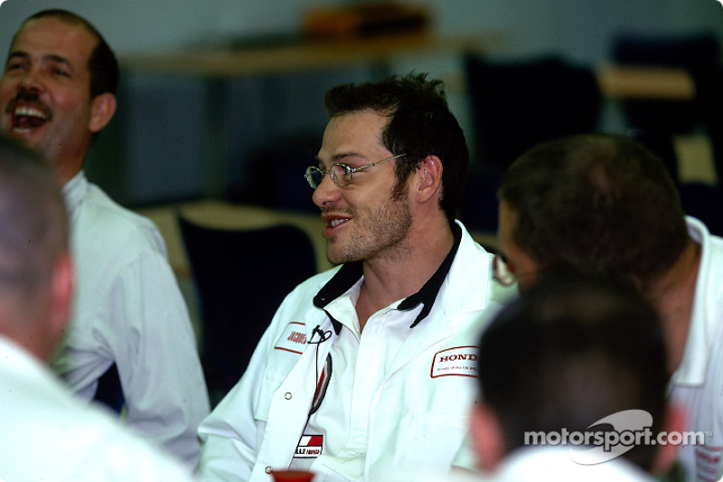 Visit of the Swindon Honda factory to celebrate the 500,000 Honda Civic: Jacques Villeneuve