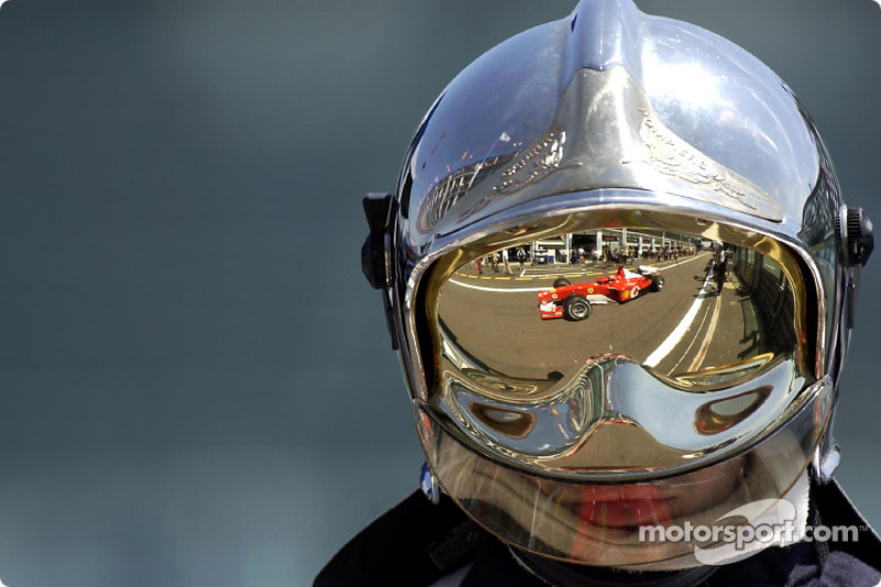 Reflection of Michael Schumacher