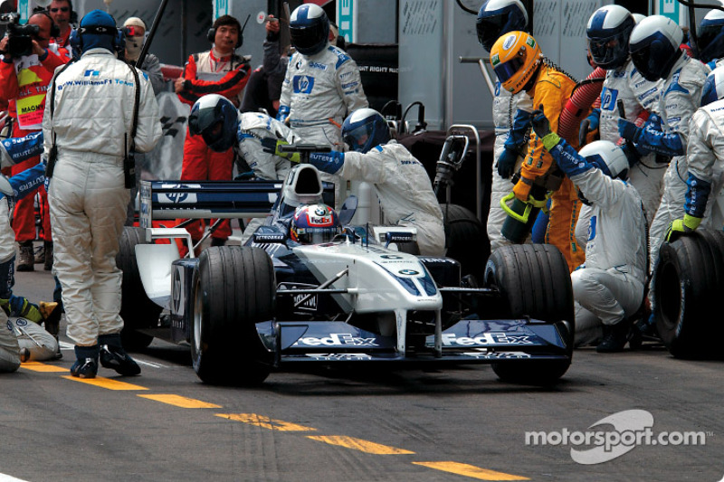 Pitstop for Juan Pablo Montoya