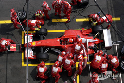 Boxenstopp: Michael Schumacher, Ferrari