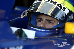 Felipe Massa during the morning warmup