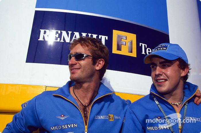 Jarno Trulli y Fernando Alonso