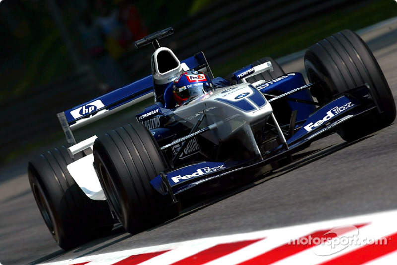 4º Juan Pablo Montoya, Williams-BMW FW24; Monza 2002: 259,828 km/h
