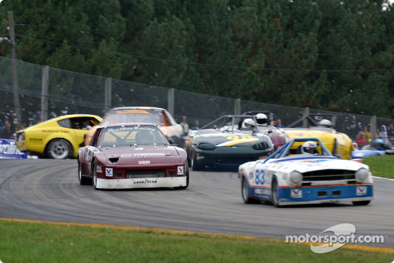 Ken Kannard in trouble while the field is coming