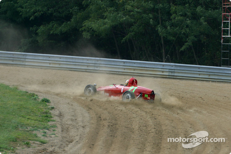 Donald Schanche off the track