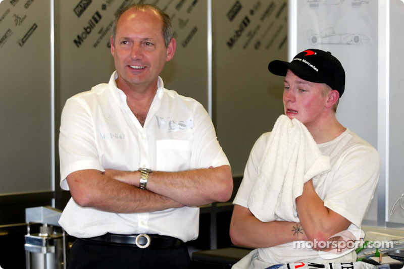 Ron Dennis and Kimi Raikkonen