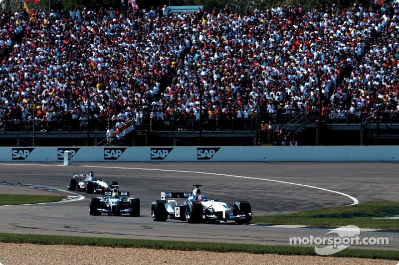 Juan Pablo Montoya e Ralf Schumacher – GP dos EUA de 2002