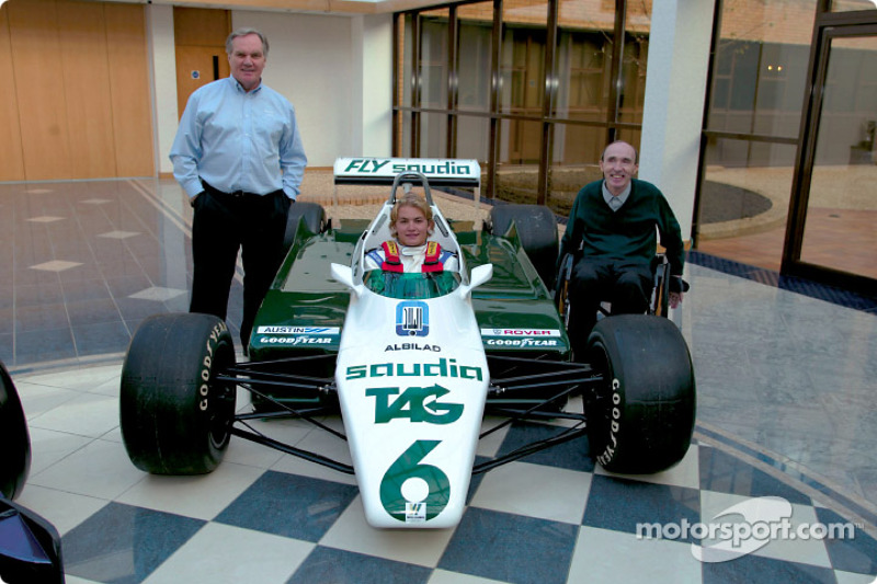 Patrick Head, Nico Rosberg and Frank Williams