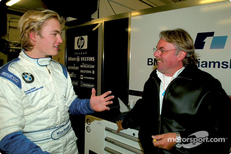 Nico Rosberg and dad Keke