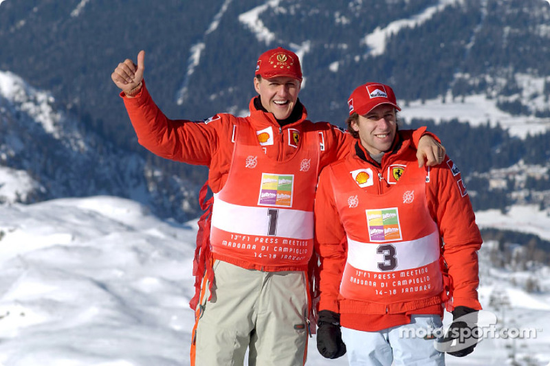 Michael Schumacher et Luca Badoer