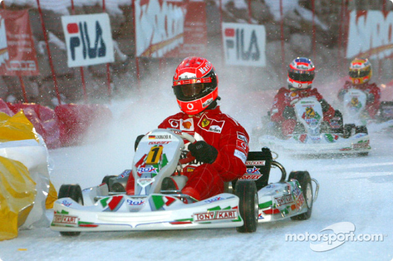 kart race: Michael Schumacher