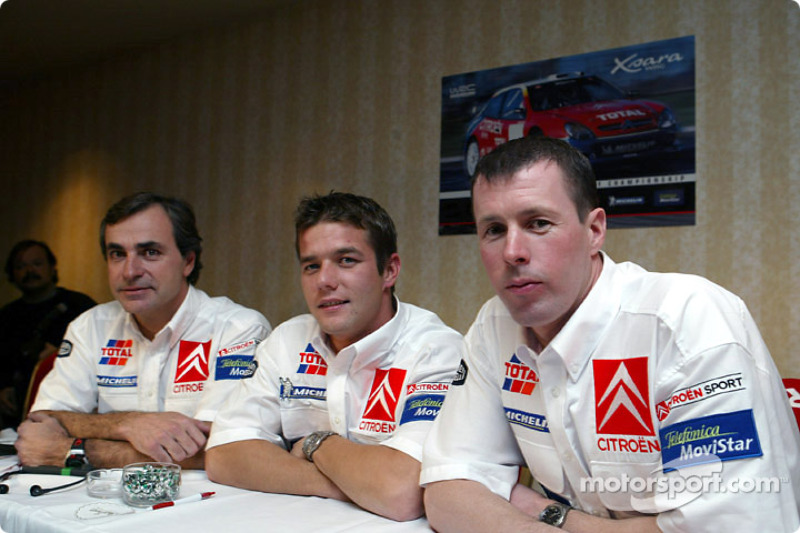 Presentación de Citroën Sport: Carlos Sainz, Sébastien Loeb y Colin McRae