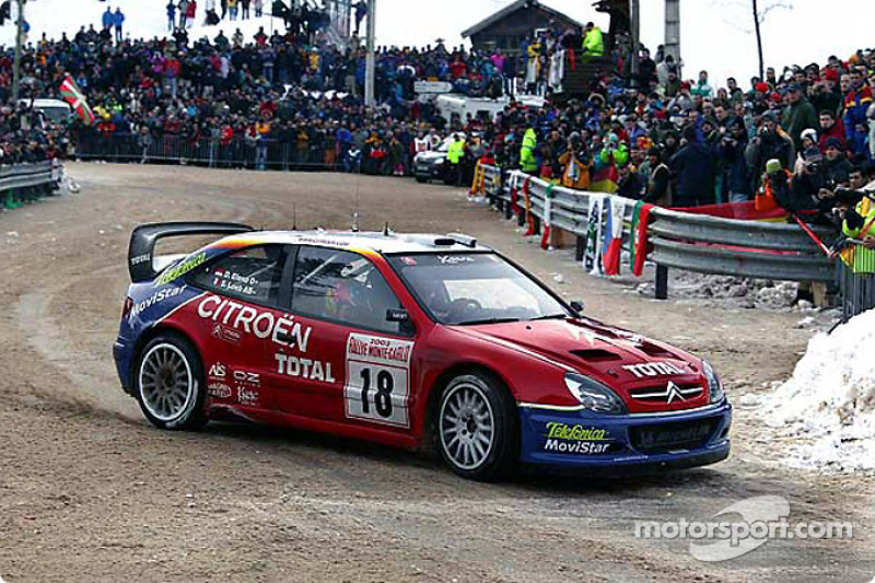 2003 - Première victoire de Loeb : Citroën Xsara WRC