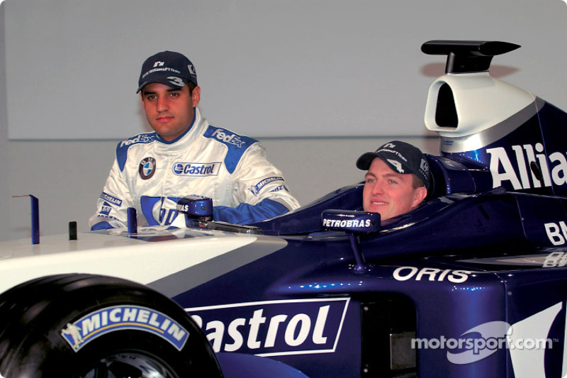 Juan Pablo Montoya ve Ralf Schumacher ve yeni BMW Williams F1 FW25