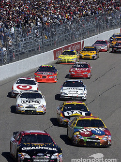 Greg Biffle, Elliott Sadler and Ward Burton