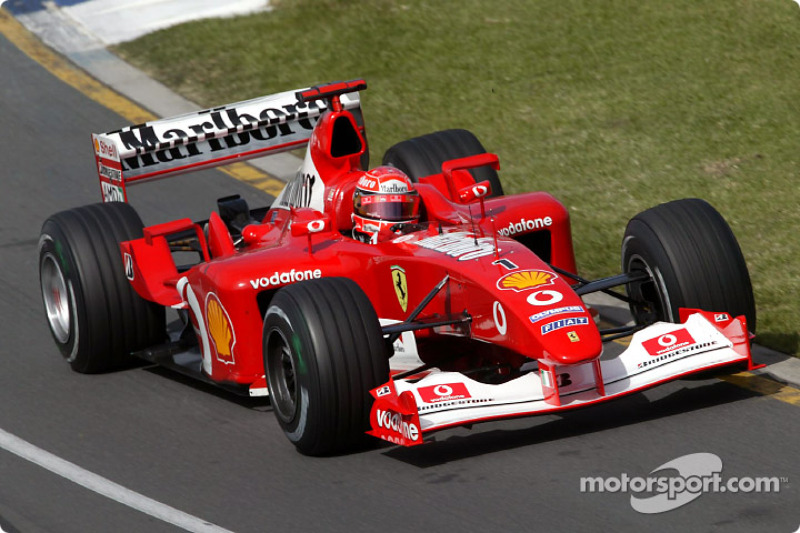 Şampiyon: Michael Schumacher, İkinci: Kimi Raikkonen, Puan Farkı: 2.00 (2003)
