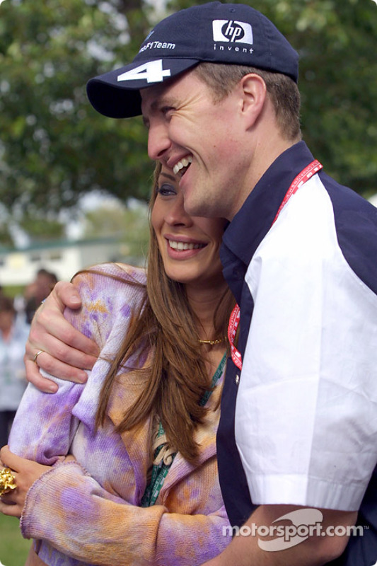 Ralf Schumacher and girlfriend Cora at Australian GP