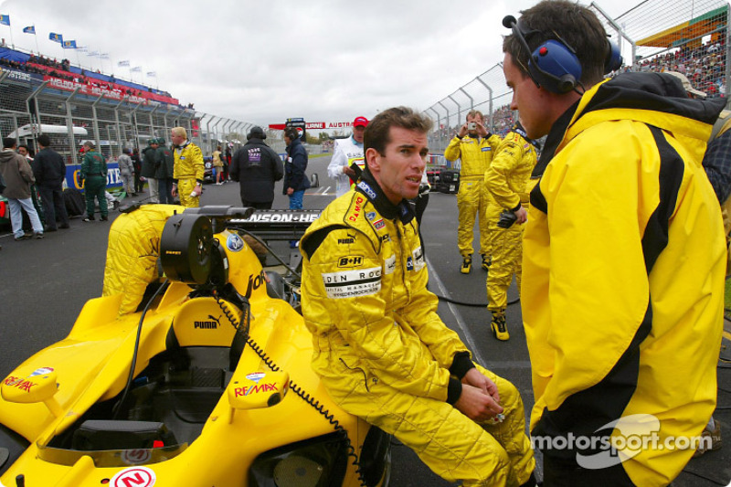 Ralph Firman on the starting grid