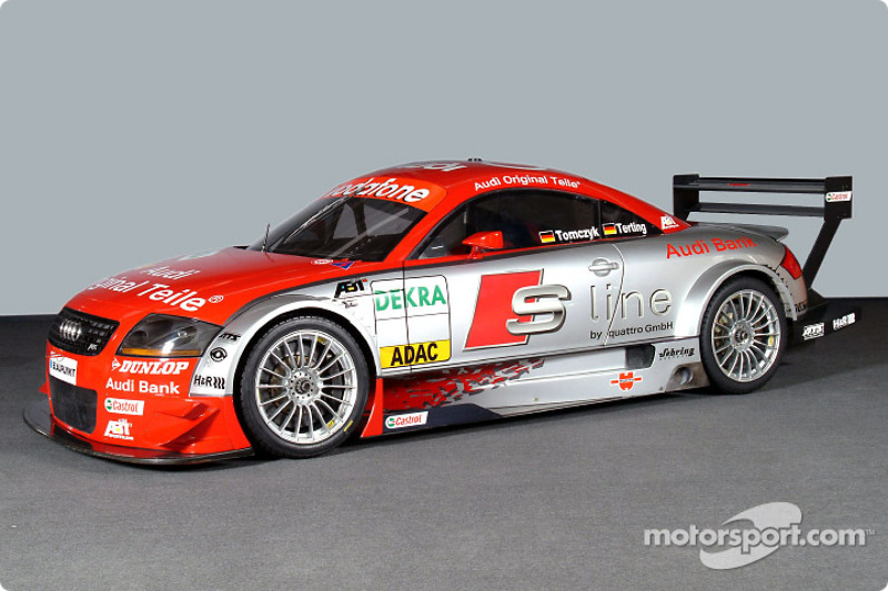 The Abt-Audi TT-R of the S line Audi Junior Team