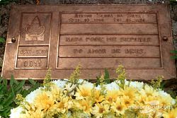 Ayrton Senna Da Silva grave at Morumbi cemetery